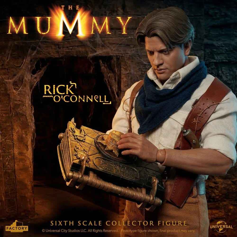 The Mummy Actionfigur 1/6 Rick O’Connell 30 cm – Detaljerad Samlarfigur med Tillbehör