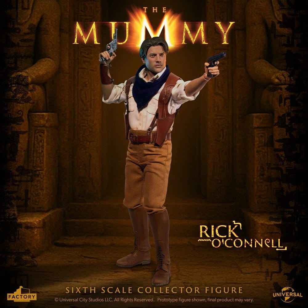 The Mummy Actionfigur 1/6 Rick O’Connell 30 cm – Detaljerad Samlarfigur med Tillbehör