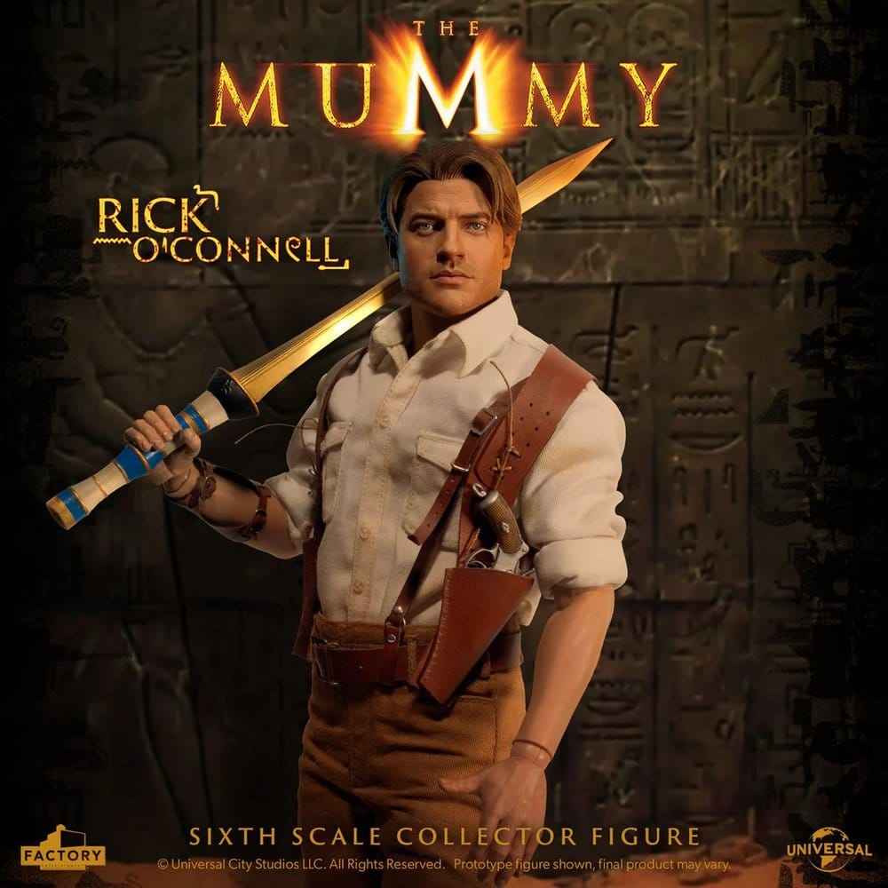 The Mummy Actionfigur 1/6 Rick O’Connell 30 cm – Detaljerad Samlarfigur med Tillbehör
