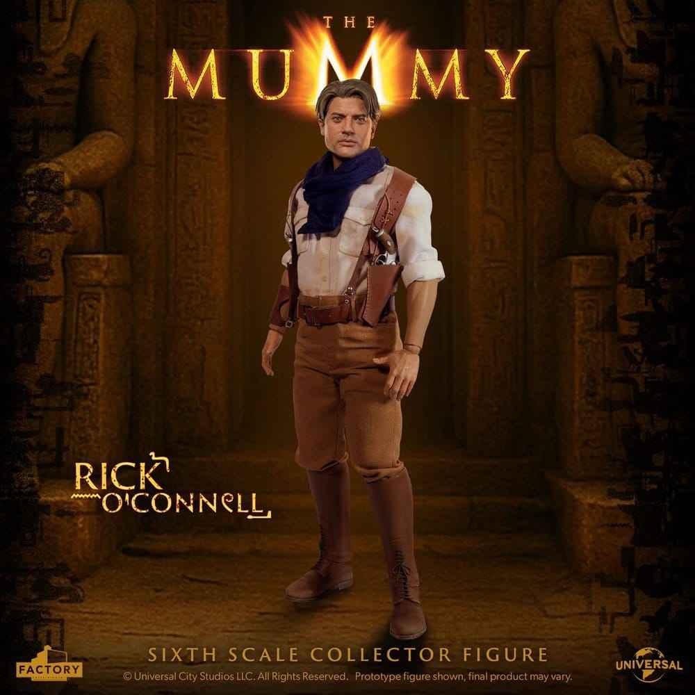 The Mummy Actionfigur 1/6 Rick O’Connell 30 cm – Detaljerad Samlarfigur med Tillbehör