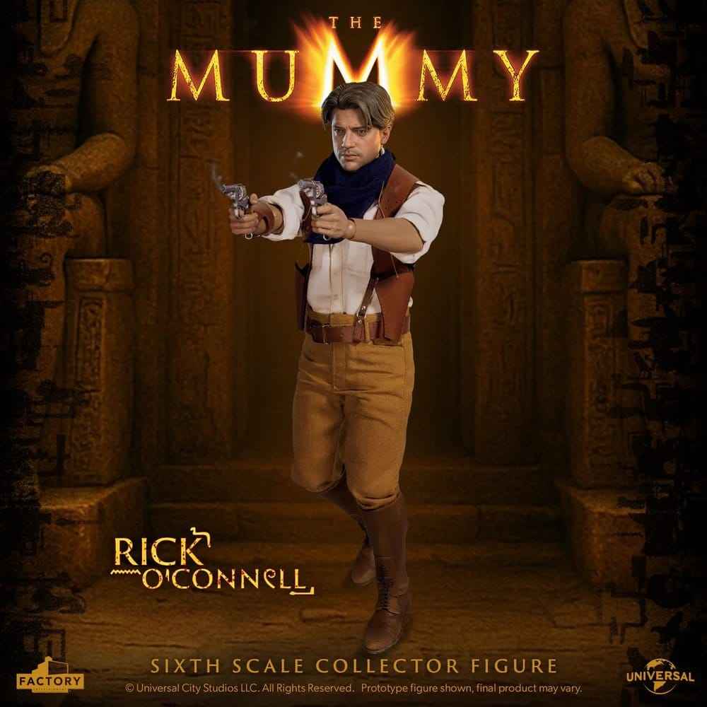 The Mummy Actionfigur 1/6 Rick O’Connell 30 cm – Detaljerad Samlarfigur med Tillbehör