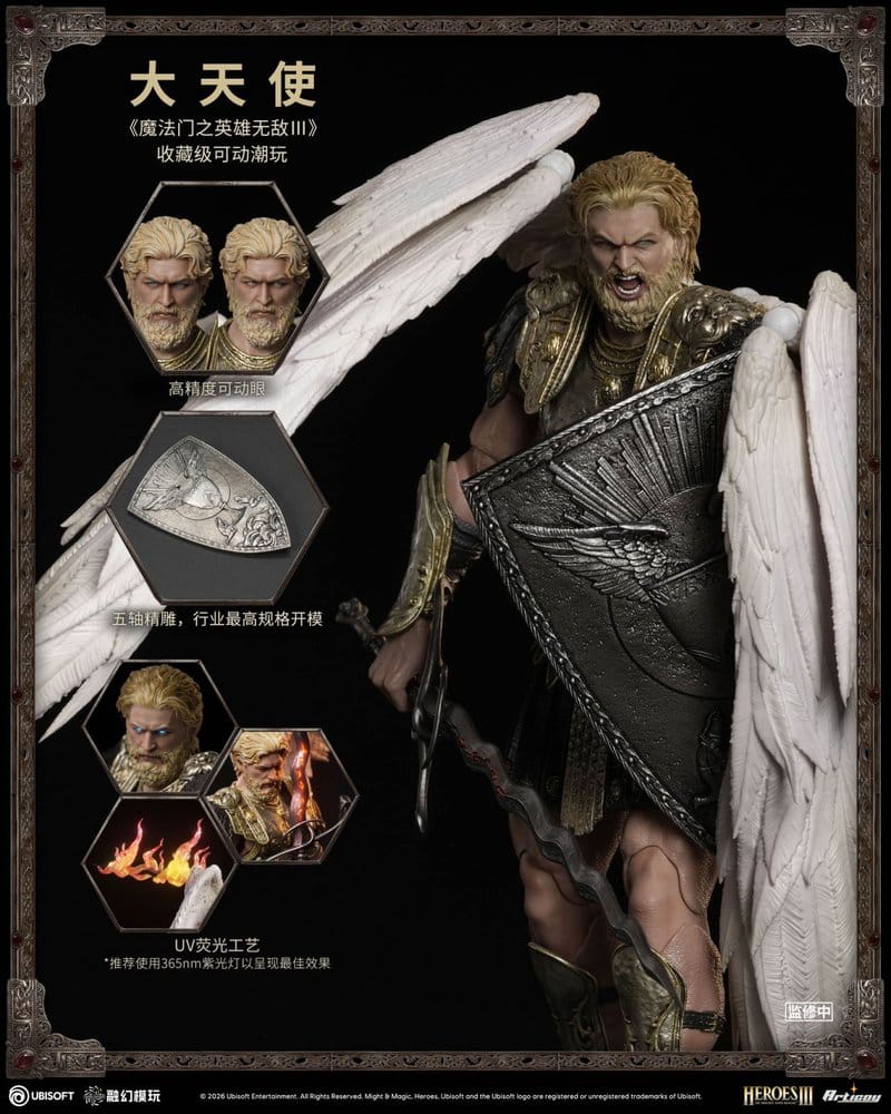 Heroes of Might and Magic III actionfigur 1/12 Archangel Deluxe Version 15 cm