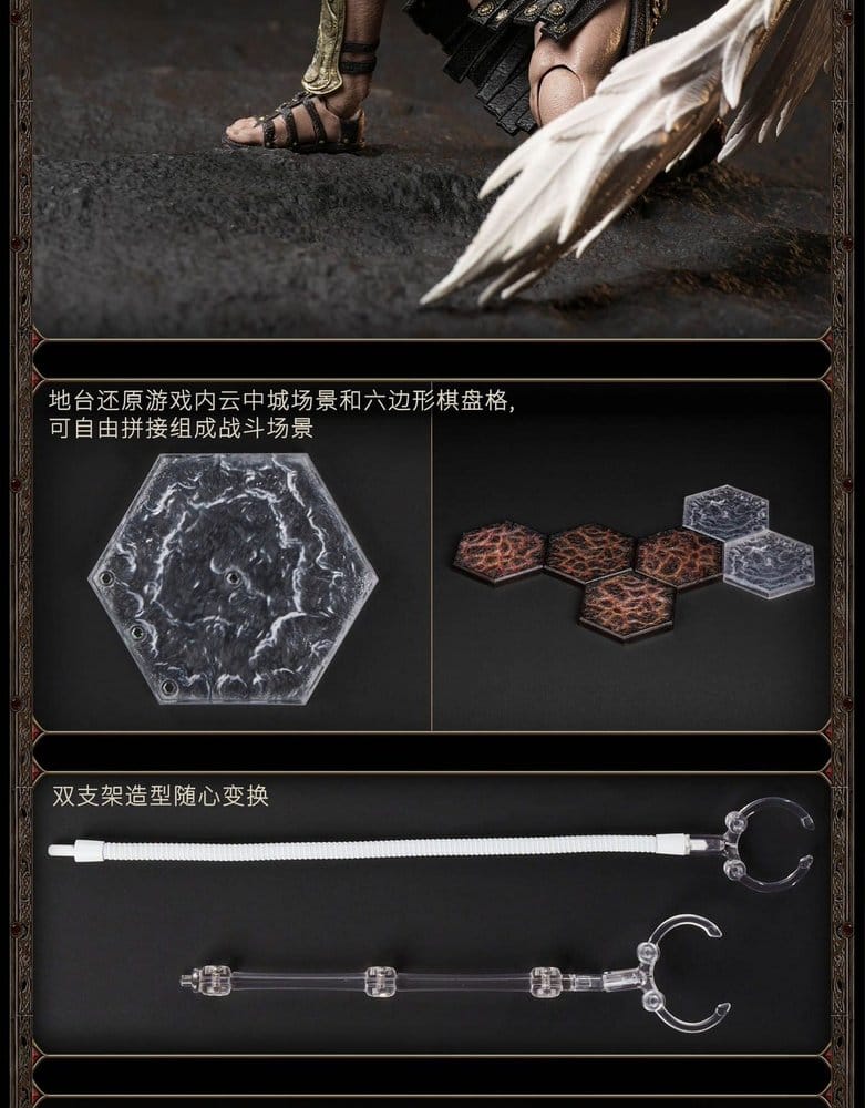 Heroes of Might and Magic III actionfigur 1/12 Archangel Deluxe Version 15 cm