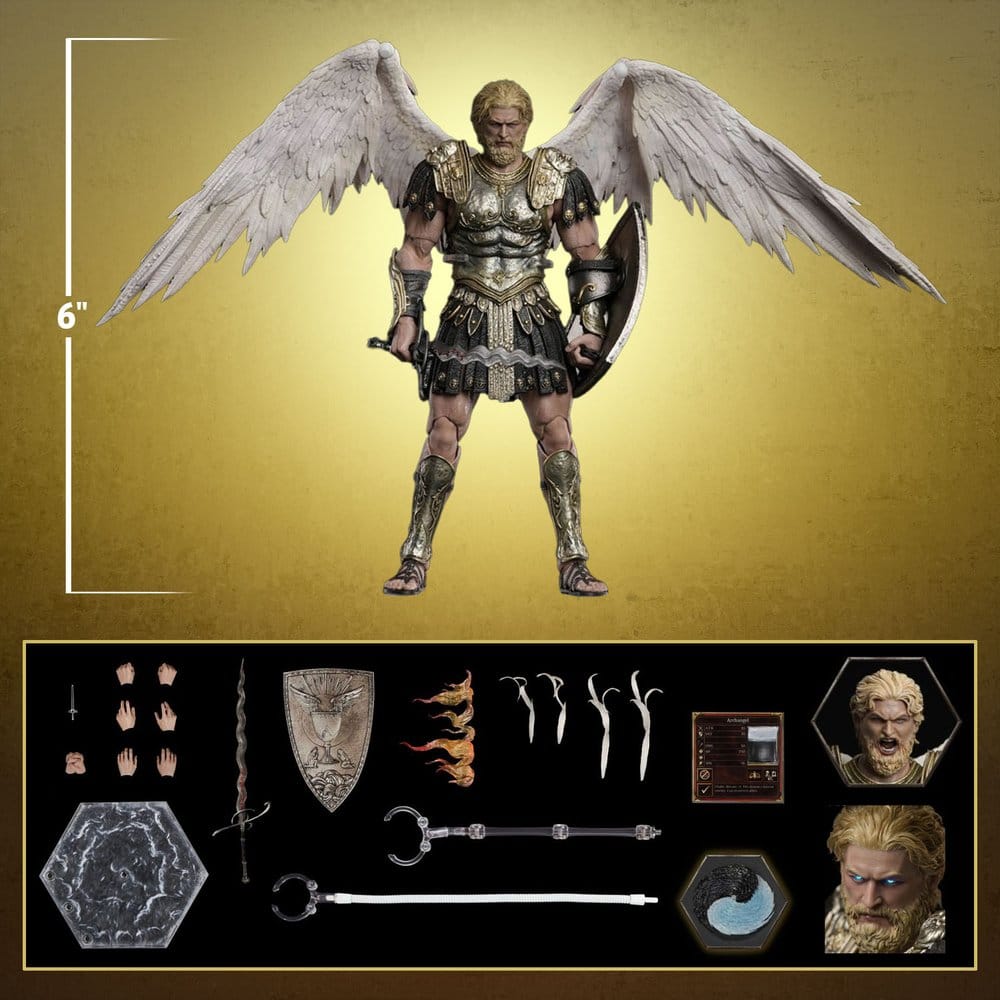 Heroes of Might and Magic III actionfigur 1/12 Archangel Deluxe Version 15 cm