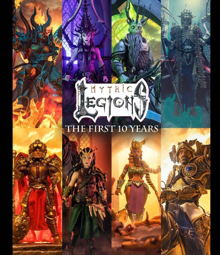 Mythic Legions: The First 10 Year Book Hardcover Four Horsemen Toy Design