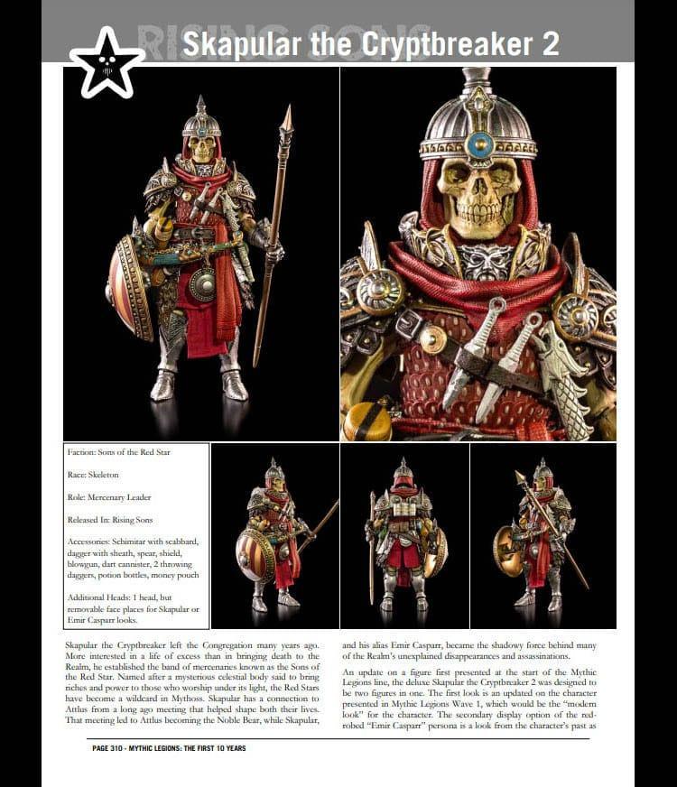 Mythic Legions: The First 10 Year Book Hardcover Four Horsemen Toy Design