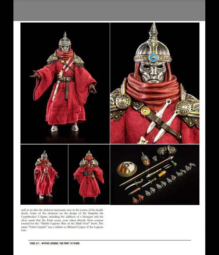 Mythic Legions: The First 10 Year Book Hardcover Four Horsemen Toy Design