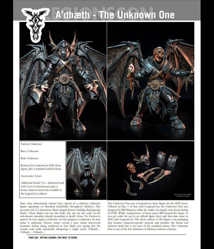 Mythic Legions: The First 10 Year Book Hardcover Four Horsemen Toy Design