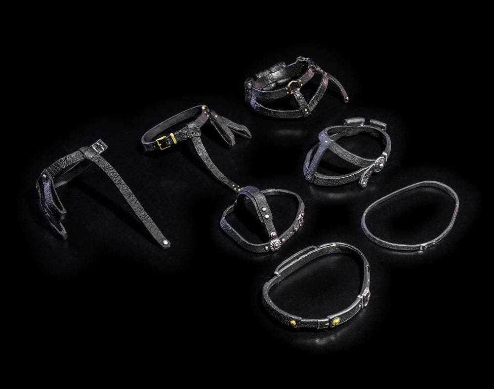 Mythic Legions: All Stars 6 Actionfigur Tillbehör - Bältespaket (Svart) Four Horsemen Toy Design