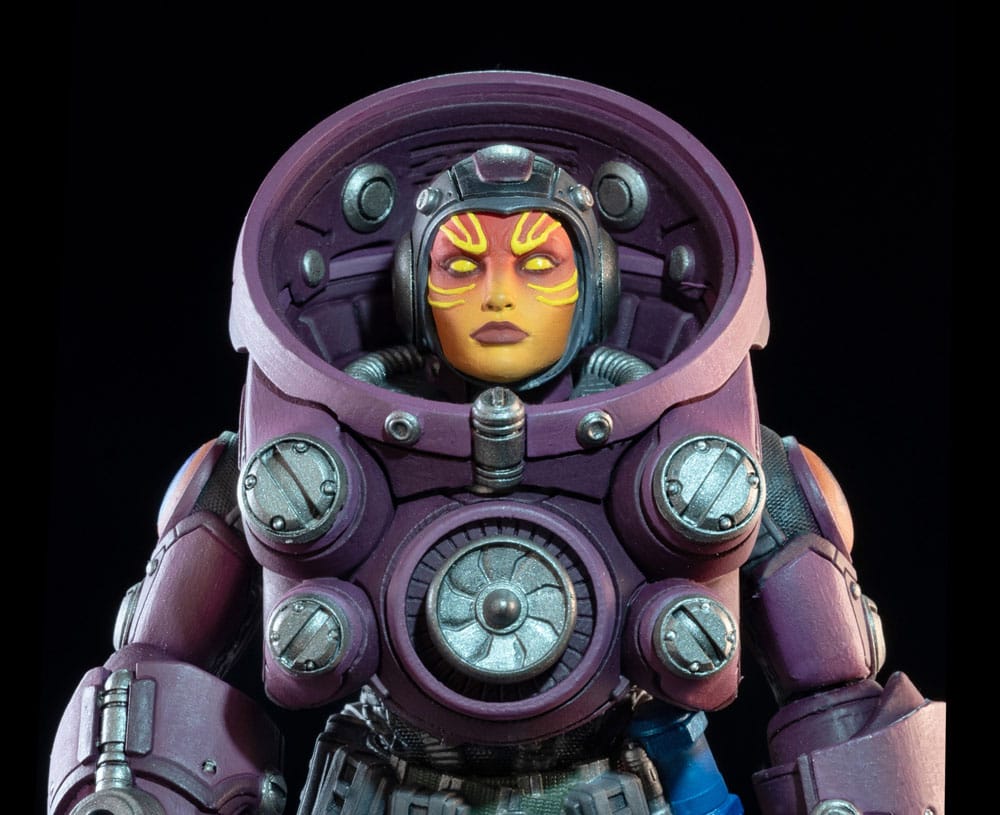Cosmic Legions: OxKrewe Bok Ett Thraxxon Actionfigur Uularia Spjut (Lyxversion)