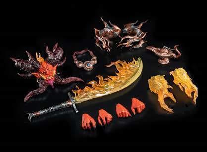 Mythic Legions: Reign of the Beasts Actionfigur J'hennem Brute Scale Four Horsemen Toy Design