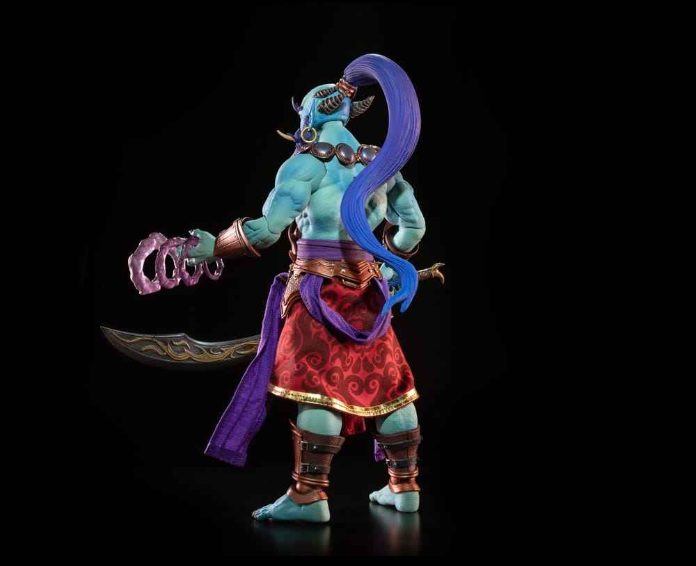 Mythic Legions: Poxxus Actionfigur Kalizirr – Mystisk Eldande Djinn från Mythoss