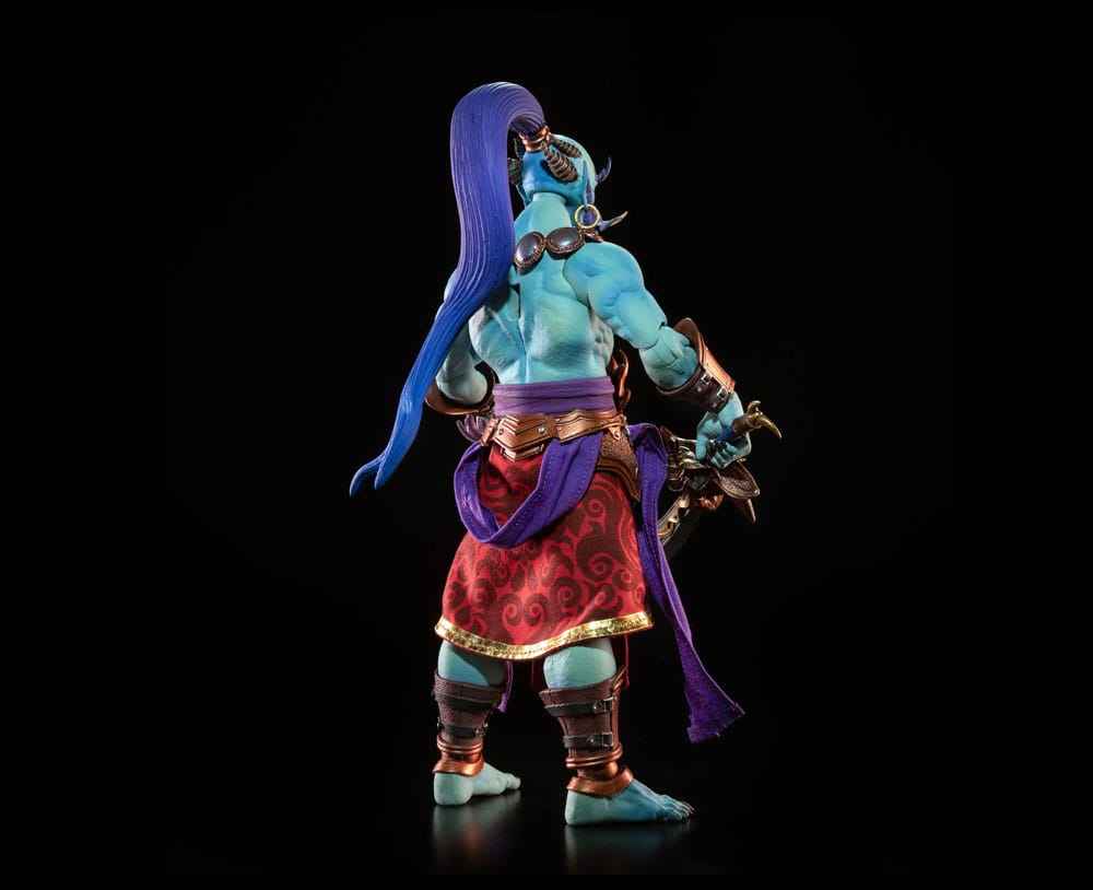 Mythic Legions: Poxxus Actionfigur Kalizirr – Mystisk Eldande Djinn från Mythoss