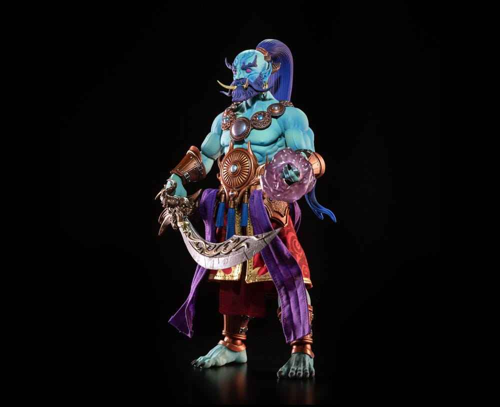 Mythic Legions: Poxxus Actionfigur Kalizirr – Mystisk Eldande Djinn från Mythoss