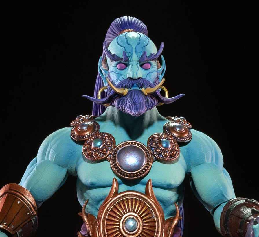 Mythic Legions: Poxxus Actionfigur Kalizirr – Mystisk Eldande Djinn från Mythoss