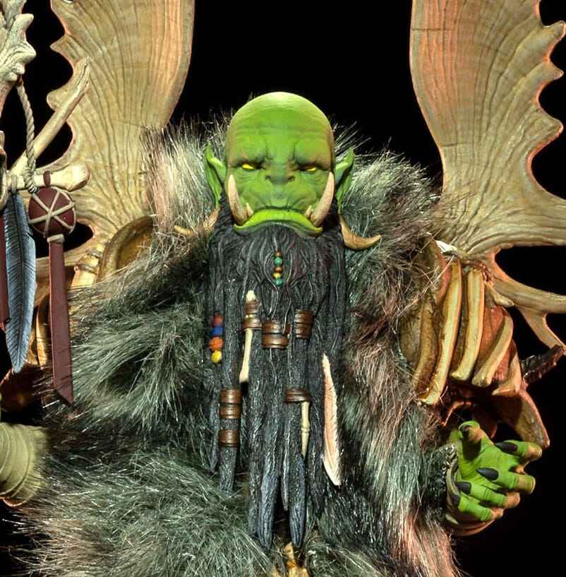 Mythic Legions: Poxxus Actionfigur Tharnog – Detaljerad Orc Shaman Med Mystiska Krafter