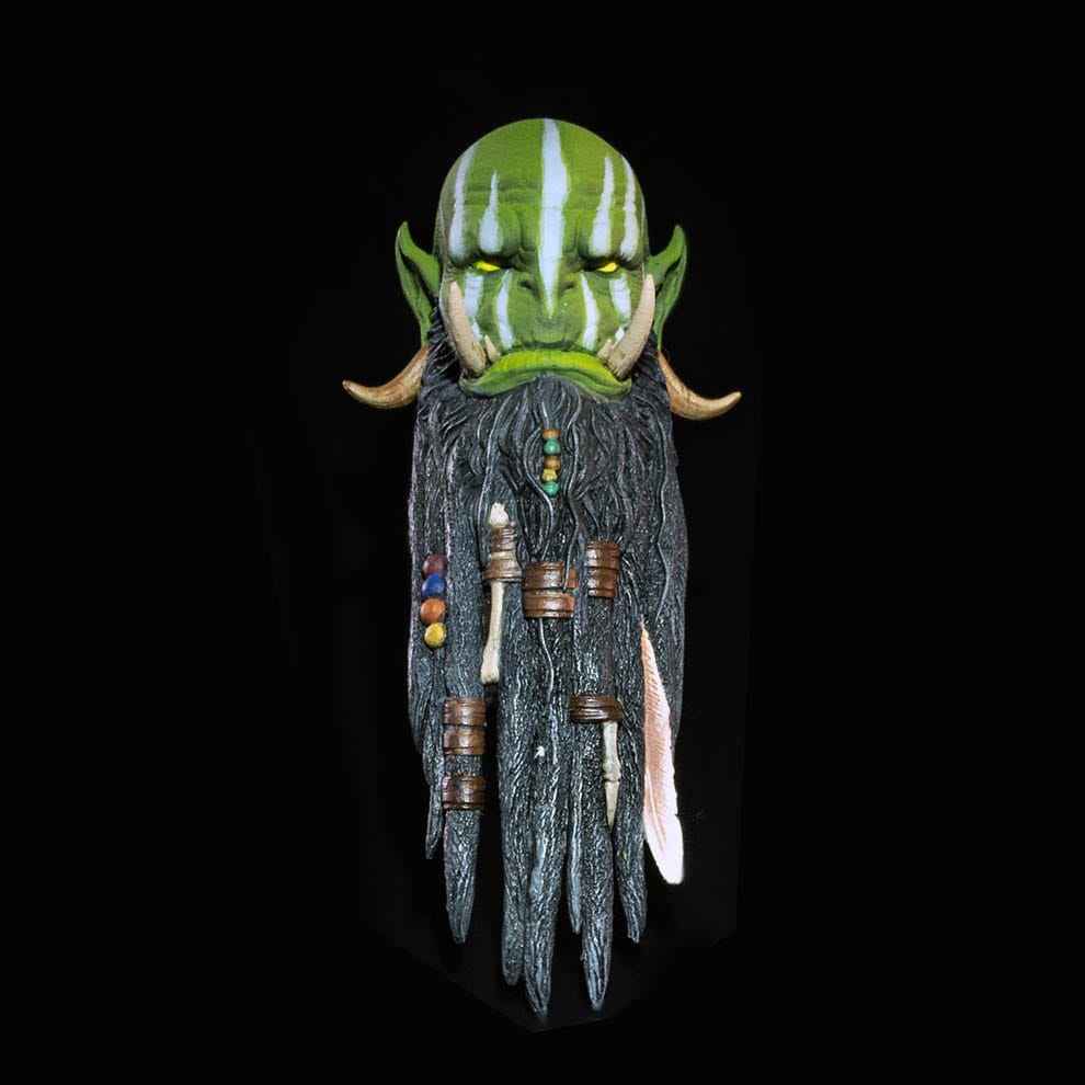 Mythic Legions: Poxxus Actionfigur Tharnog – Detaljerad Orc Shaman Med Mystiska Krafter