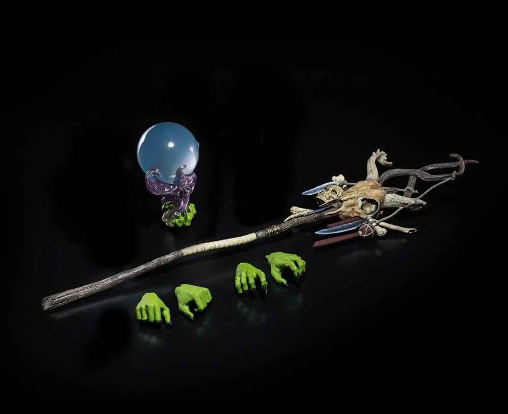 Mythic Legions: Poxxus Actionfigur Tharnog – Detaljerad Orc Shaman Med Mystiska Krafter