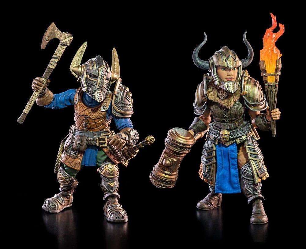 Mythic Legions: Rising Sons Actionfigures 2-Pack - Exiles From Under the Mountain 15 cm Four Horsemen Toy Design