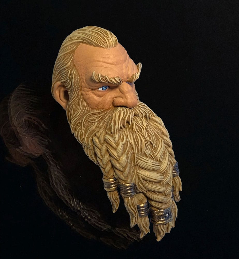 Mythic Legions: Rising Sons actionfigur tillbehör Dwarf Head