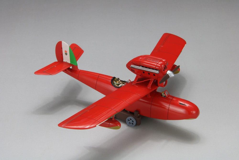 Porco Rosso Modellkit med Figur 1/72 Savoia S.21F Version 2 & Porco Fine