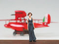 Porco Rosso Modellkit med Figur 1/48 Savoia S.21F Version 2 & Gina Fine