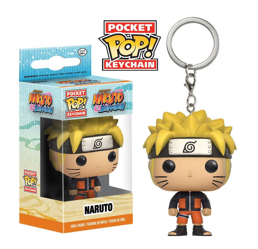 Naruto Shippuden Pocket POP Nyckelring - Naruto 4 cm Funko