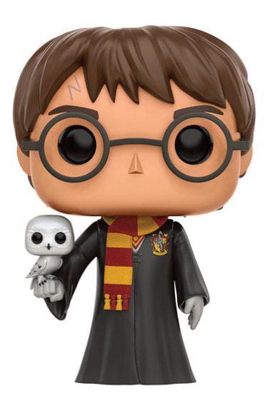 Harry Potter POP Movies Figur Harry med Hedwig 9 cm Funko