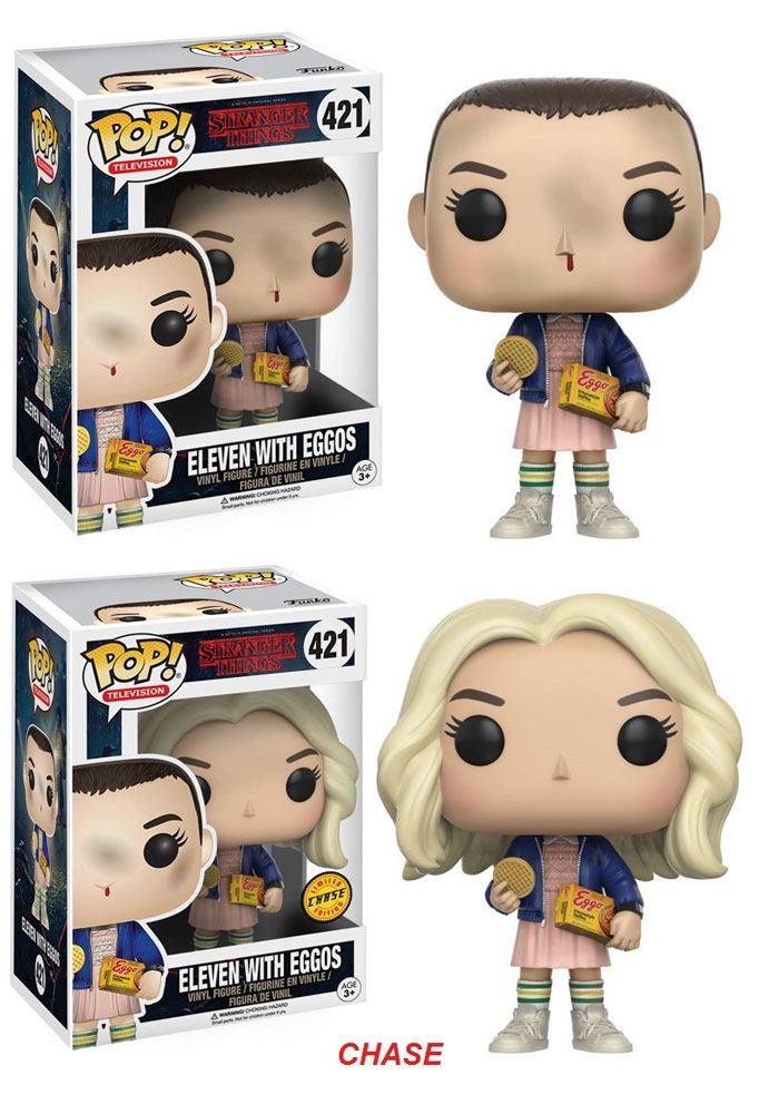 Stranger Things POP! TV Vinyl Figur Eleven med Eggos 9 cm Sortiment (6) Funko