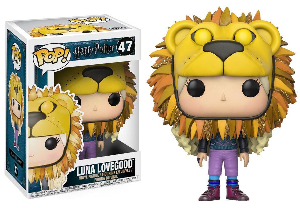 Harry Potter POP! Movies Figur Luna Lovegood med Lejonhuvud - 9 cm Funko