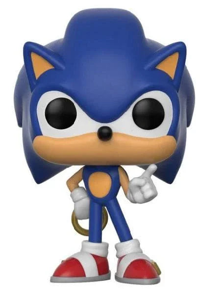 Sonic The Hedgehog POP! Games Figur Sonic (Ring) 9 cm Funko