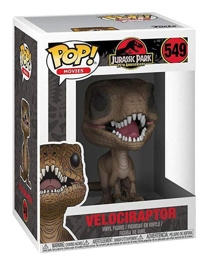 Jurassic Park Velociraptor POP! Vinyl Figur 9 cm Funko