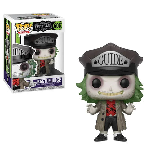 Beetlejuice POP! Horror Figur Beetlejuice Guide Hat 9 cm Funko
