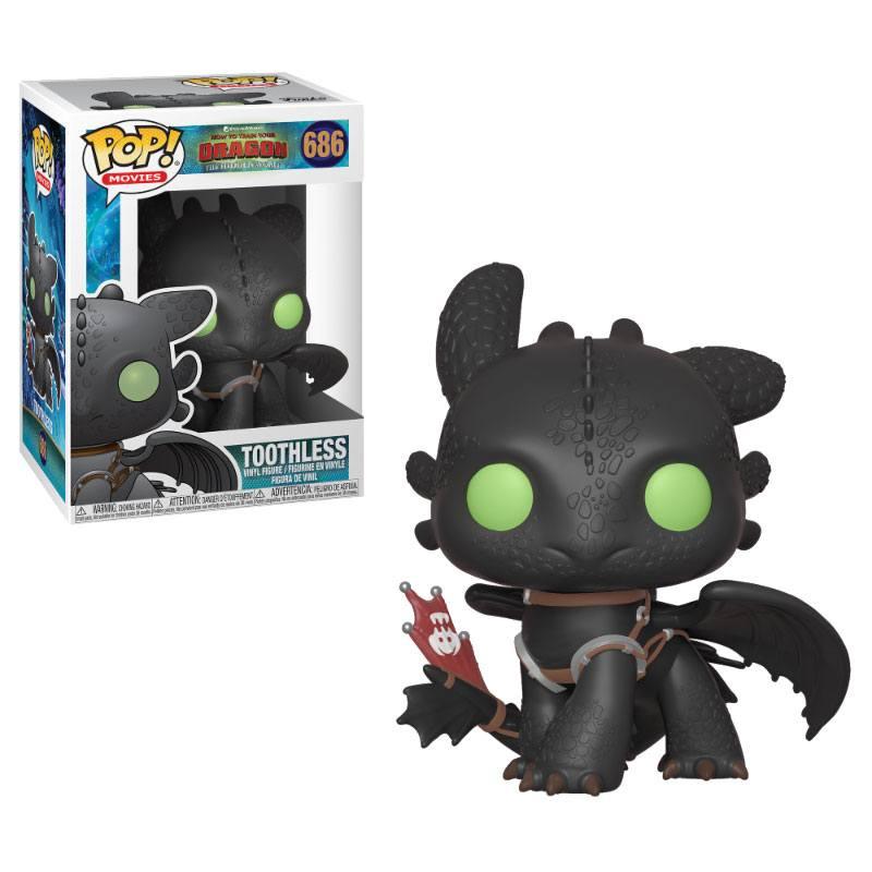 Draktränaren 3 POP! Figur Tandlöse 9 cm Funko