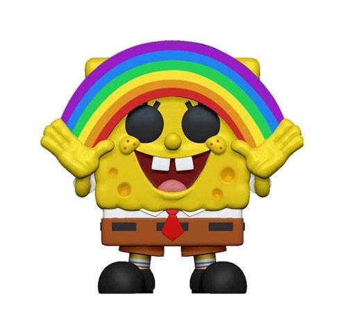 Svampbob POP! Figur Svampbob Rainbow 9 cm Funko