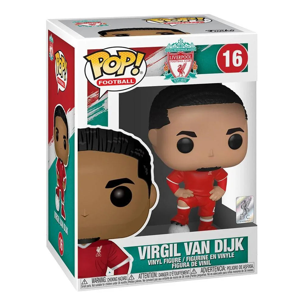 Liverpool F.C. Virgil van Dijk POP! Vinyl Figur 9 cm Funko