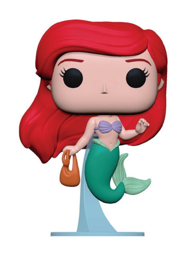 Den Lilla Sjöjungfrun POP! Disney Figur Ariel med Väska 9 cm Funko