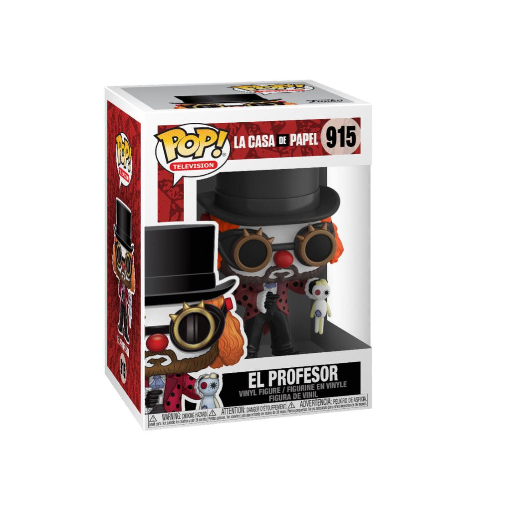 Money Heist POP! TV Figur Professor i Clownkostym, 9 cm