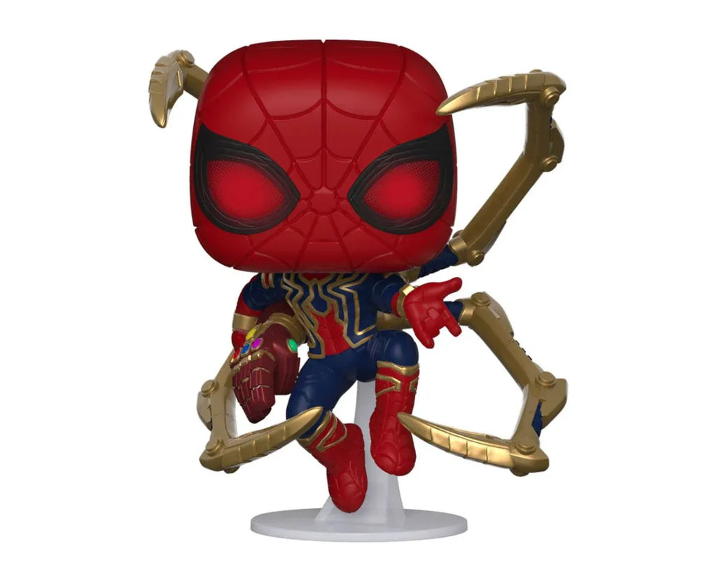 Avengers: Endgame POP! Movies Figur Iron Spider w/Nano Gauntlet 9 cm Funko