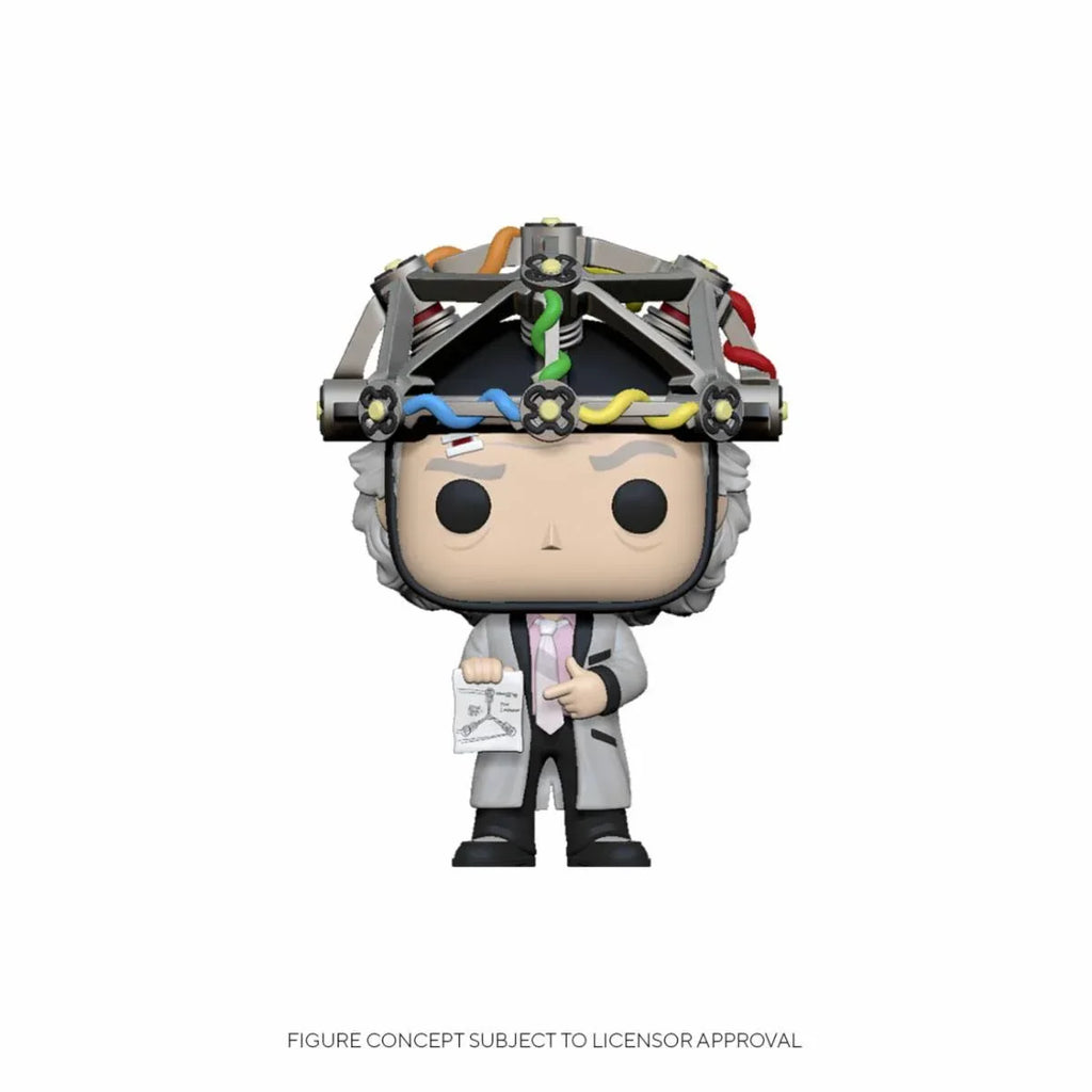 Back to the Future POP! Vinyl Figur Doc med Hjälm 9 cm Funko