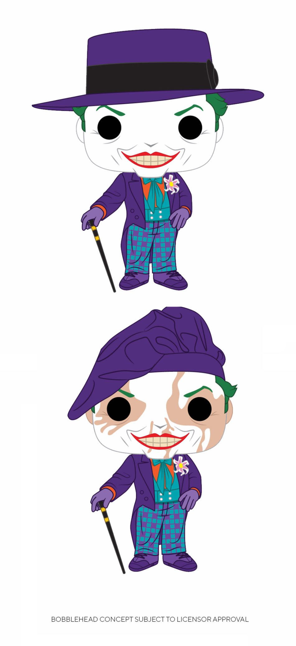 Batman 1989 POP! Heroes Figur Joker 9 cm Assortiment (6) Funko