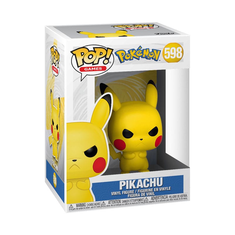 Pokémon POP! Games Figur Grumpy Pikachu 9 cm Funko