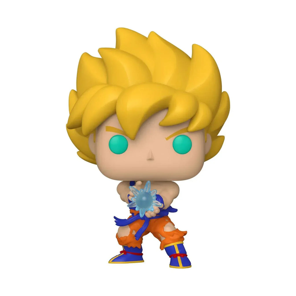 Dragon Ball Z POP! Animation Vinilfigur SS Goku med Kamehameha Våg 9 cm Funko