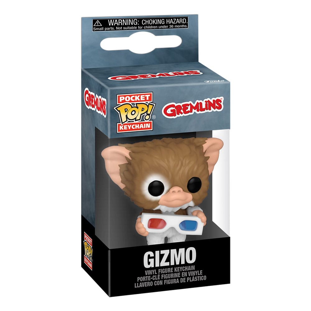 Gremlins Pocket POP! Vinyl Nyckelrings - Gizmo med 3D-glasögon (12-pack) Funko