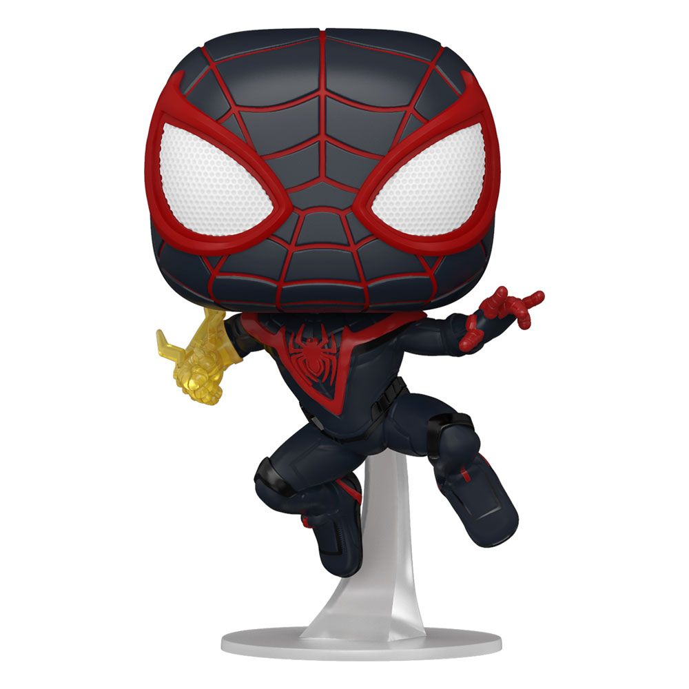Marvels Spider-Man POP! Spel Vinylfigurer Miles Morales Klassisk Dräkt 9 cm Assortiment (6) Funko