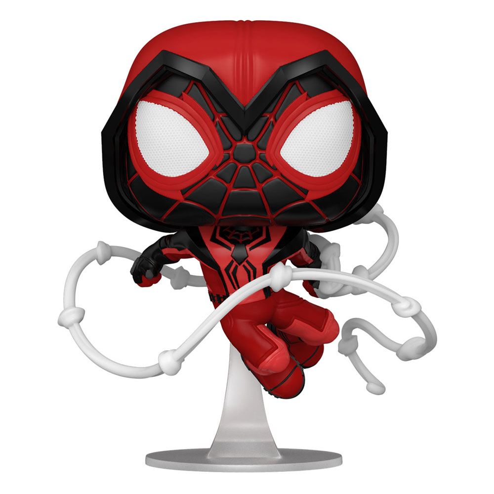 Marvel's Spider-Man POP! Vinylfigur Miles Morales Röd Dräkt 9 cm Funko