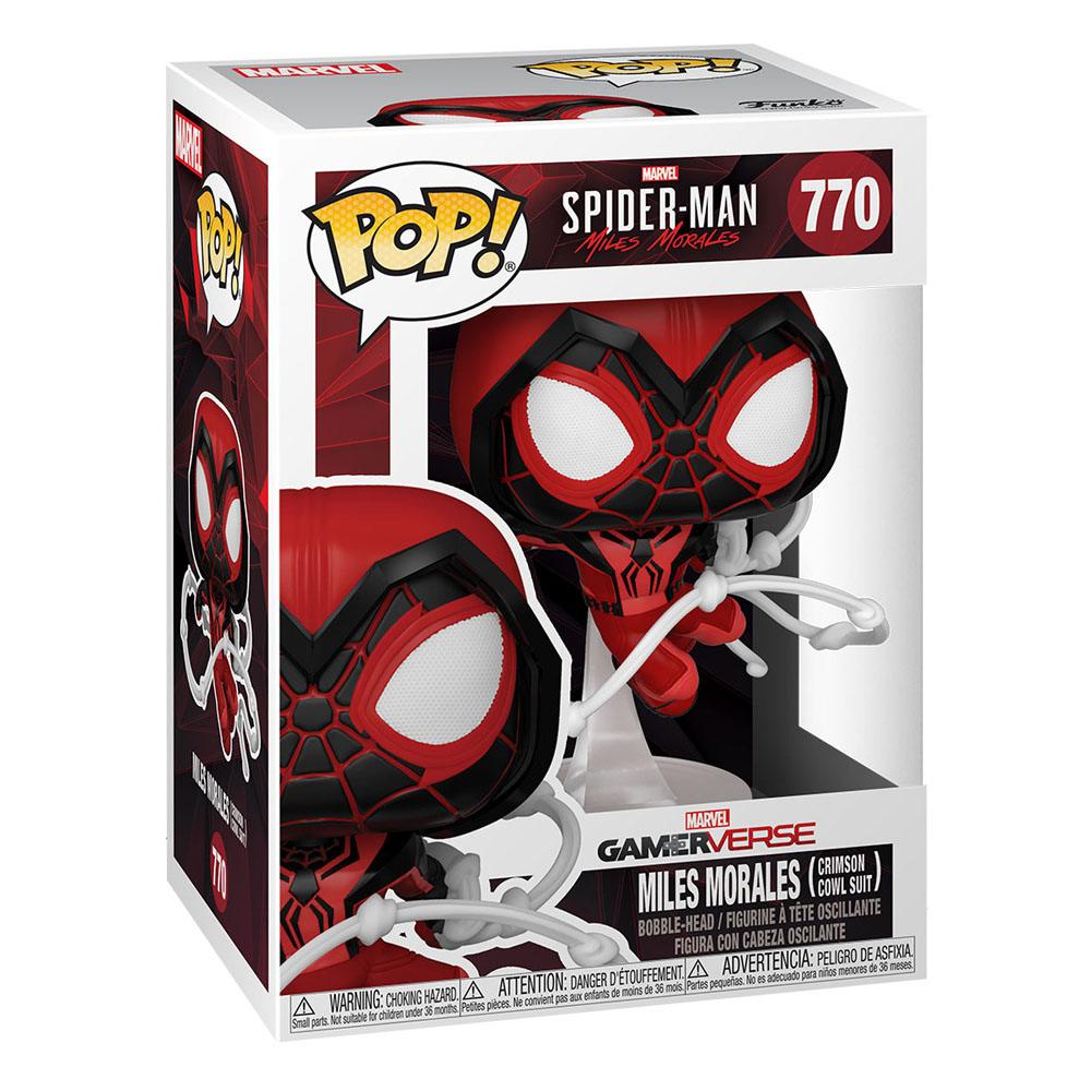 Marvel's Spider-Man POP! Vinylfigur Miles Morales Röd Dräkt 9 cm Funko