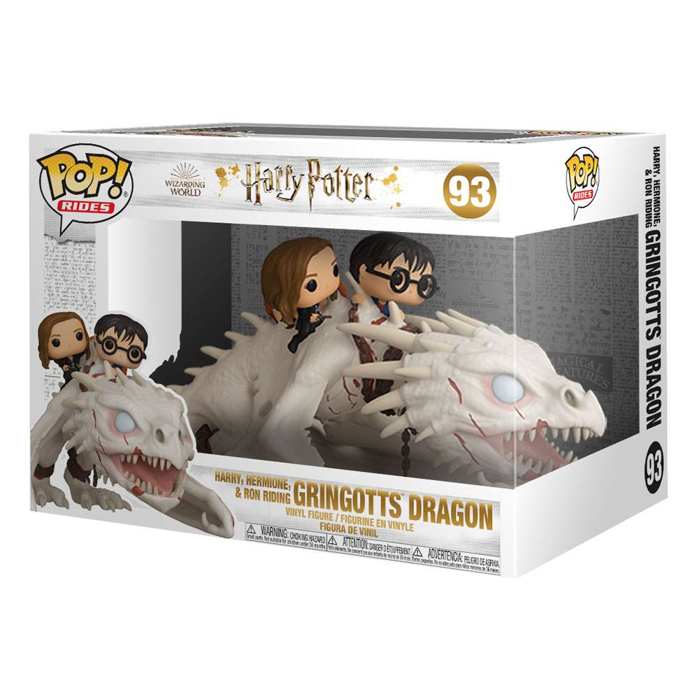 Harry Potter POP! Rides Figur Dragon w/Harry, Ron, & Hermione 15 cm Funko