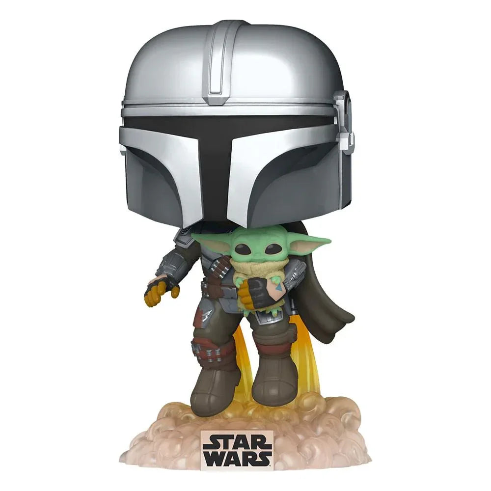 Star Wars The Mandalorian POP Figure Mando With Jet Pack 9 cm