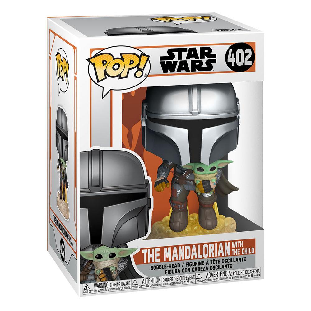 Star Wars The Mandalorian POP Figur Mando Med Jet Pack 9 cm Funko